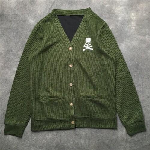 Luxury New 2020 Man Winter gentleman Skull Monster Knit Casual Sweaters Cardigans Asian Plug Size High quality Drake #J23