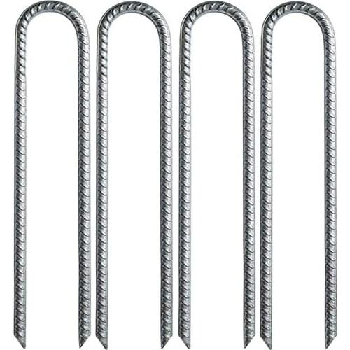 Ground Reinforced Pile Nails For Garden U-Shaped Tent Pegs Anchor Reinforced Pile Swing Trampoline Kit Tent Nails