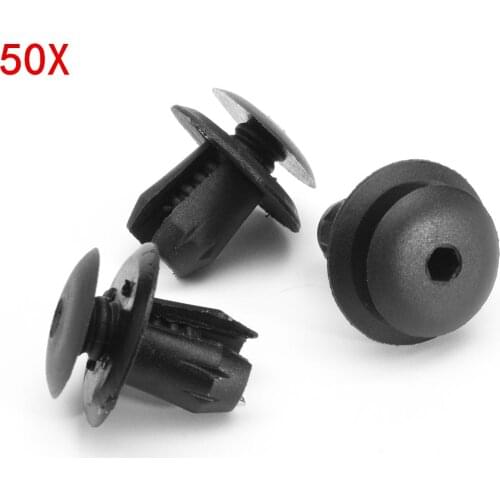 NEW 50pcs For VW /Volkswagen T4 T5 Transporter Eurovan Trim Panel Lining Fixing Clips 9mm 70186729901C