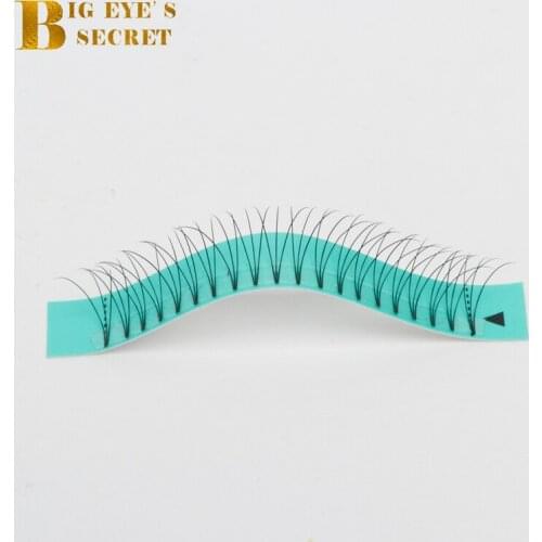Big eyes secret Short Stem 3D Premade Fans Volume Lashes Extension Professional Cils Volume Eyelashes Russian Volume Lashes