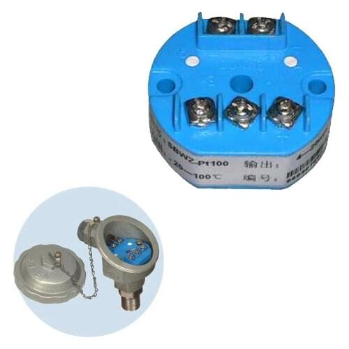FACTORY wholesale PT100 Temperature Transmitter Output 0-10V in 24V Power FREE shipping