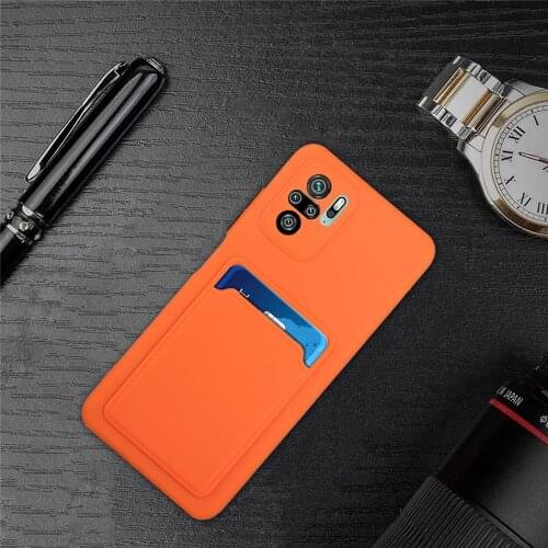 Luxury Card Holder Wallet Case For Xiaomi Redmi Note 10 pro max 10s Case Liquid Silicone Cover For On Redmi Note 10 Coque Funda