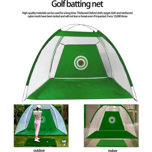 1M 2M Golf Practice Net Golf Hitting Net Garden Grassland Practice Tent Training Aid Exercise Equipment For Indoor And Outdoor