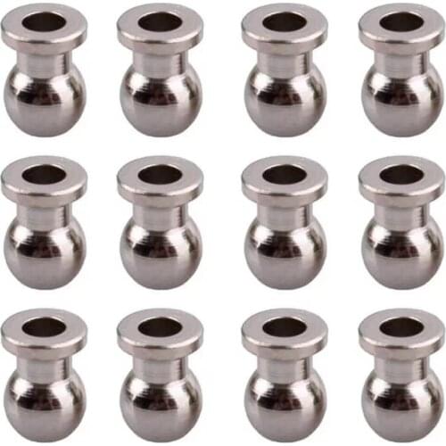 12PCS Parts & Accessories 02169 3*5.8*7.5mm Shock Ball Head Steering Link Ball Metal Screws for RC 1/10 HSP Nitro Climbing Car