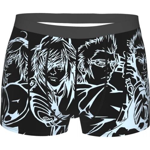 CAST Final Fantasy Role-playing Game Underpants Breathbale Panties Mens Underwear Print Shorts Boxer Briefs