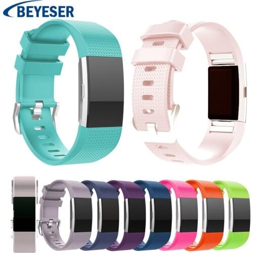 19 colors smart Bracelet Band for Fitbit Charge 2 Watch Band Silicon Strap for Fitbit Charge2 Sport Strap Replacement Watchband