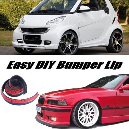 NOVOVISU Bumper Lip Front Skirt For Mercedes Benz MB Smart Fortow Forfour RoadSter / Bumper Deflector Spoiler Budy Kit Tuning