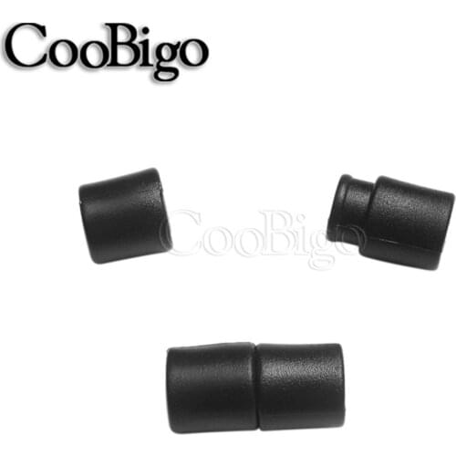 100pcs Barrel Connector Buckle Breakaway Safety Pop Cord Lock for Necklace Paracord Bracelet Ribbon Cord Lanyard Rope DIY Parts