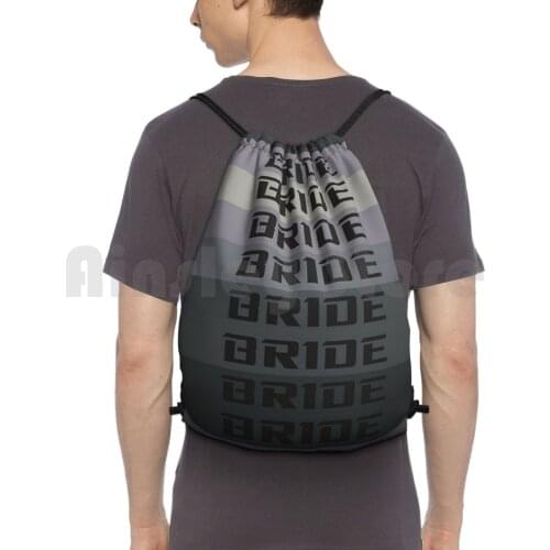 Bride Bride Backpack Drawstring Bags Gym Bag Waterproof Syfl Top Selling Tranding Case Collage Japan Meme Love Heart