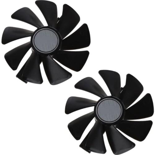 2Pcs CF1015H12S 12V 0.42A Cooler Fan Replacement For Sapphire NITRO RX 580 570 480 470 4G RX Vega64 8GB Graphics Card Fans