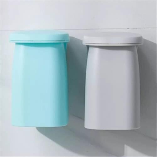 2PCS Wall-Mounted Couple Mouthwash Cup Holder Set Magnetic Inverted Drain Gargle Mug Simple Household Drink Cup Organizer Rack