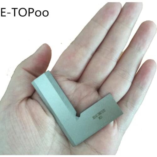 50x40mm DI875 00 INOX stainless steel Blade 90 degree angle square ruler 00 grade angle gauge measurement square ruler