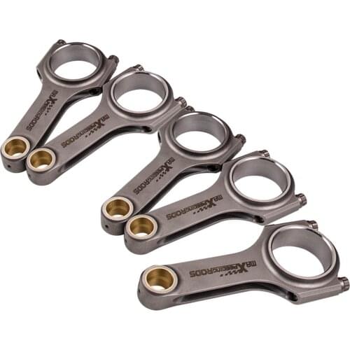 4340 Connecting Rods For Volvo 850 C70 T5 V70 2.3L 4pcs Conrod Pleuel ARP 2000 Bolts 600-800HP Piston Pin Balanced Con Rod
