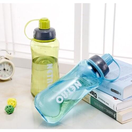 600ML Summer Large-capacity Sports Outdoor Space Cup Portabl Household Simple Plastic Water Bottles