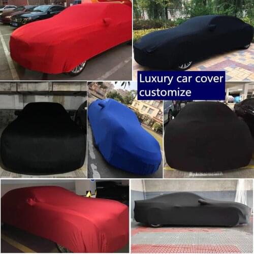 Car Cover Waterproof all weather elastic Velvet for Lamborghini Porsche Ferrari Bentley Maserati Bugatti Rolls-Royce customize