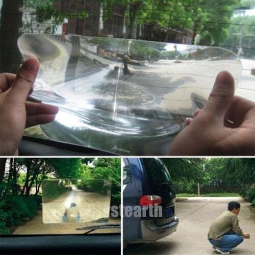 2Pcs Car Styling Interior Rear Window Wide Angle Fresnel Lens Parking Inverting Reversing Rear Sticker Universal For Peugeot