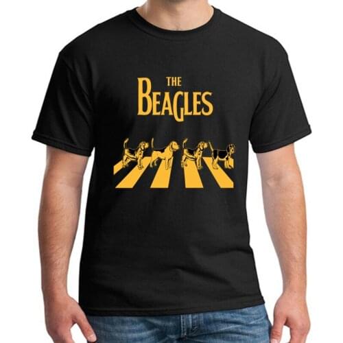 The Beagles Funny Beagle Print T Shirt Lovers T-Shirt Men/women Summer Short Sleeve O-Neck Cotton Tshirt Tops Tee Harajuku
