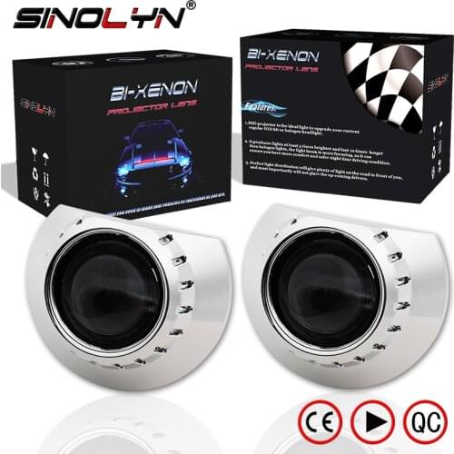 Sinolyn Headlight Lenses For BMW E46 M3 Tuning Accessories 330i 320i 318i 323i 325Ci Coupe Wagon/Sedan H7 Projector Bi-xenon DIY