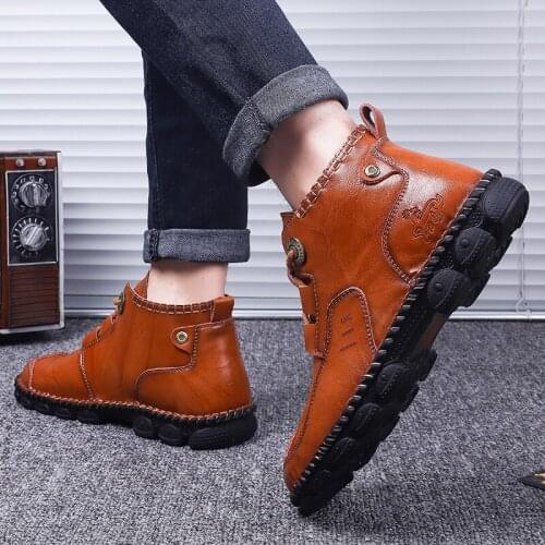 Boots black sports sapato leisure outdoor causal new for men Casual mens mens casuales zapatos leather sport sale sneakers 2020