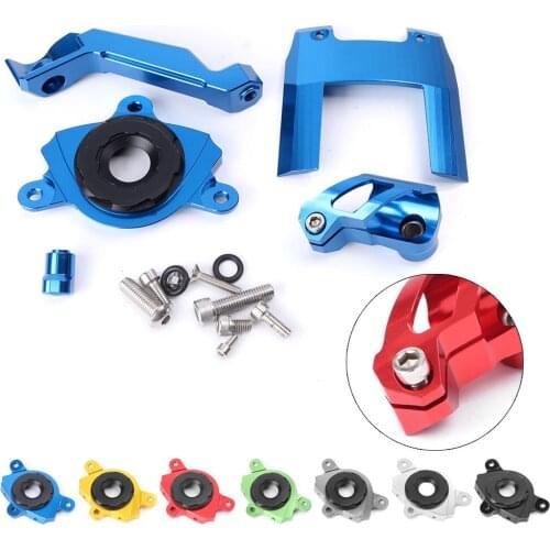 For Kawasaki Z1000 CNC Steering Damper Stabilizer Bracket Mounting Holder Set 2015 2016 2017 Aluminum Motorcycle Parts Accessory
