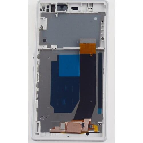 For Sony Xperia Z L36H LCD Display Touch Screen Digitizer Assembly Frame For Sony L36H L36i C6606 C6603 C6602 C660X C6601