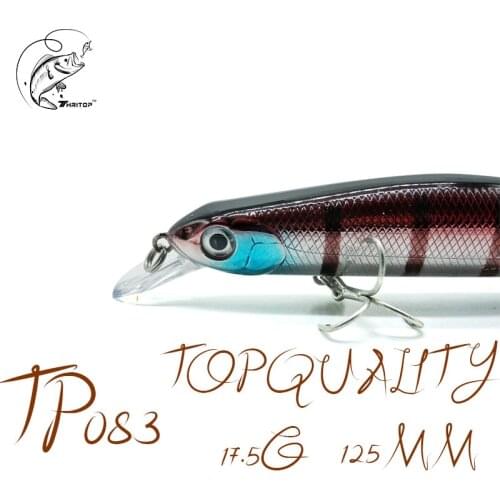 Thritop New Lures Wobblers Artificial Bait 125MM 17.5G 5 Various Colors TP083 High Quality Carp Fish Minnow Fishing Tackles