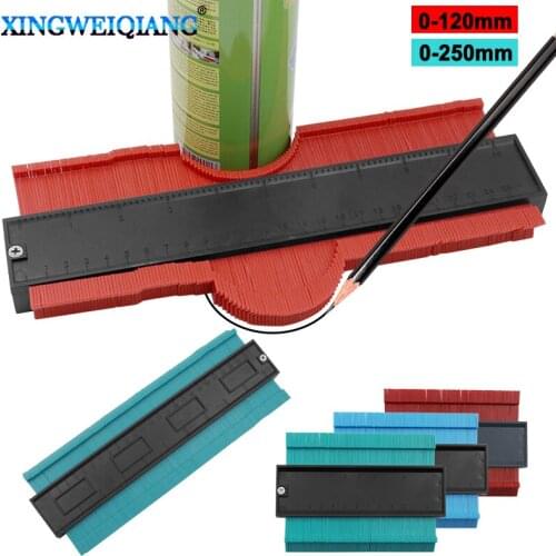 Plastic Gauge Contour Profile Copy Gauge Duplicator Standard 5 Width Wood Marking Tool Tiling Laminate Tiles General Tools