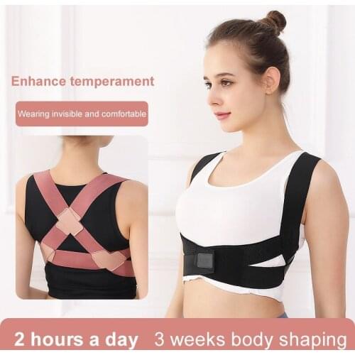 Posture Corrector Brace Adjustable Shoulder Upper Back Support Intimate Comfortable Invisible Design Posture Corrector