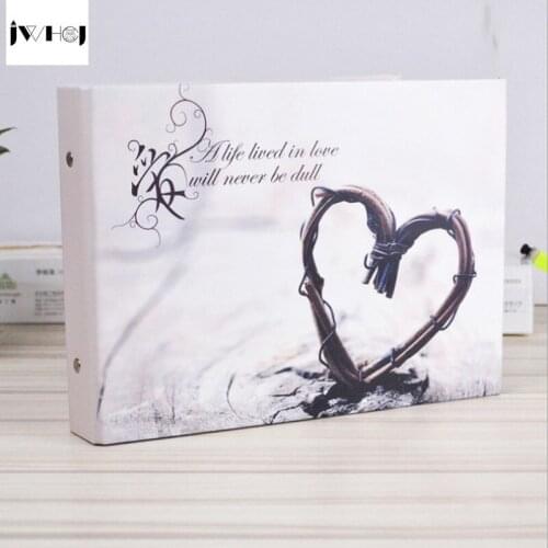Love 10 Inch Photo Album Scrapbook Wedding Photos Family Memory Record Album Handmade Sticky Type Our Adventure Book Memory 15YX