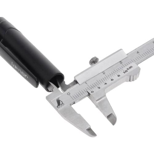 Mini Vernier Caliper 0-70mm Guage Pocket Stainless Hardened Metric Machinist K9FA