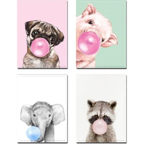 Cute Dog Pig & Animals Travel Accessories Passport Holder PU Leather Travel Passport Cover Case High Quality Card ID Holders