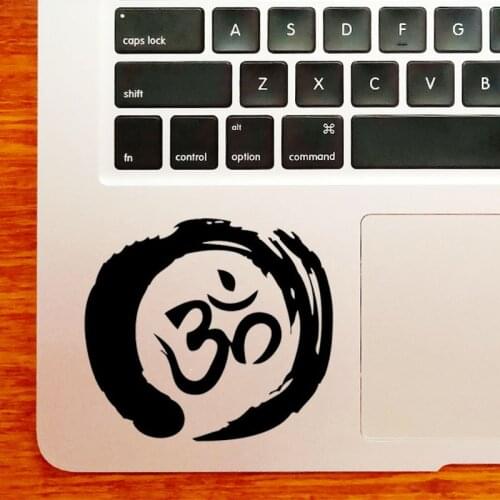 Yoga OM Symbol Laptop Sticker for MacBook Pro16" Air Retina 11 12 13 15 inch Mac Book Notebook Vinyl Skin Funny Trackpad Decal