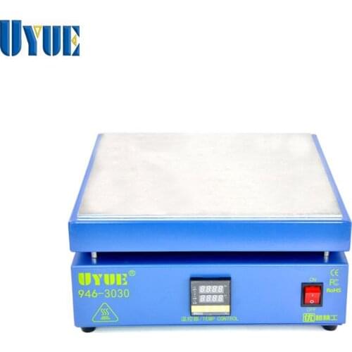 UYUE 946-3030 Preheater Station Constant Temperature Heating Plate Station for BGA Reballing Hot Plate Digital display