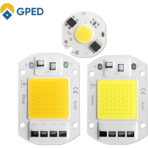 COB LED Chip 3W 5W 7W 20W 30W 50W Cool Warm No Need Driver AC 220V Flood Light Bulb Chip Diy Spotlight Floodlight