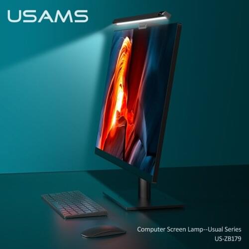 USAMS High CRI Dimmable Eye Protection LED Screen USB Lights With Cable For Desktop Computer Desk Office Study Reading Lamps
