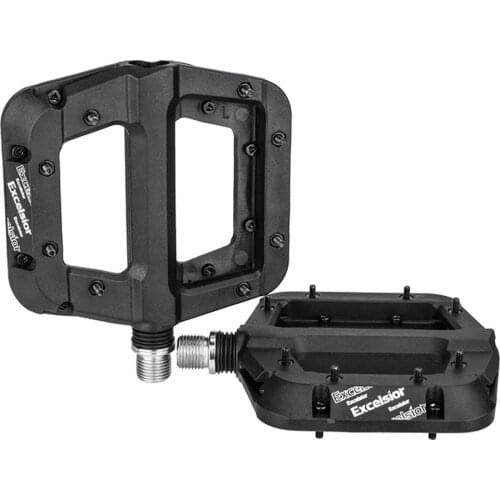 MTB Bike Pedals Non-Slip Nylon fiber Mountain Bike Pedals Platform Bicycle Flat Pedals 9/16 Inch Cycling Accessories