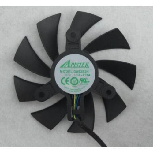 Picture card fan APISTEK GA92S2H diameter 87 mm hole spacing 46 mm