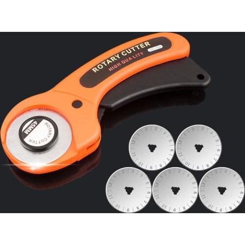 High Strength Rotary Cutter Patchwork Hob Manual Cutting Cloth Circular Cutting Scissors Leather Craft Engraving Tool