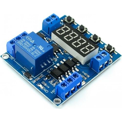 XY-J05 Delay Module Timer delay trigger OFF Voltage upper lower limit detection Cyclic timing counting Battery Charge control