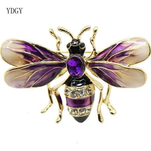 YDGY Insect Series Brooch Fashion Enamel Bee Atmospheric Retro Butterfly Lady Brooch