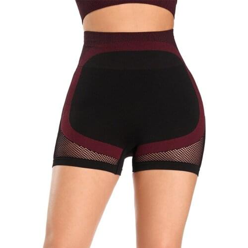 2021 New Womens High Waist Yoga Shorts Summer Tight Fitting Seamless YOGA SHORTS Womens Running Fitness Quick Dry Pants Workout