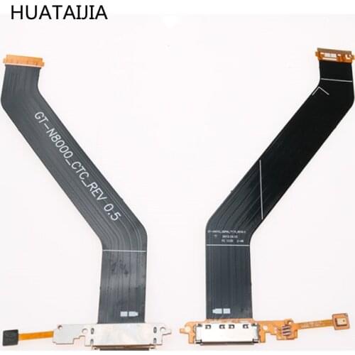 LCD flex cable For Samsung Galaxy Note 8000 10.1 N8000 battery charge port flex cable gt-N8000 lcd flex cable
