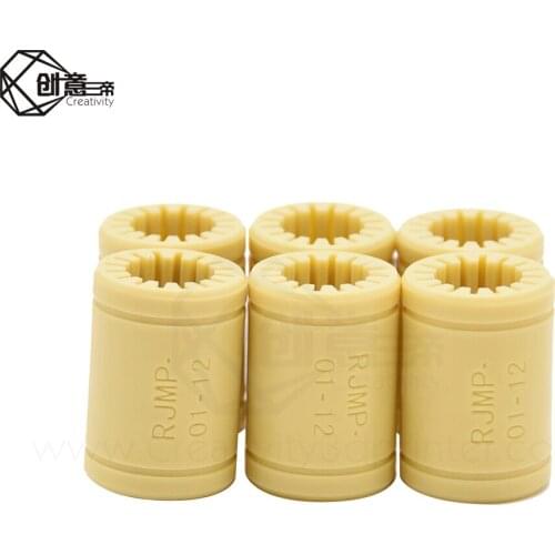 1pcs 3D Printer Solid Plasticr Bearing ID 6/8/10/12mm shaft Igus Drylin RJMP-01-06 RJMP-01-08 RJMP-01-10 RJMP-01-12