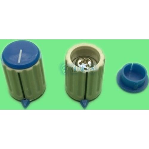 10 Piece Potentiometer knob KN-15-Y-6.0 plastic copper core inner hole 6mm with arrow knob instrument knob