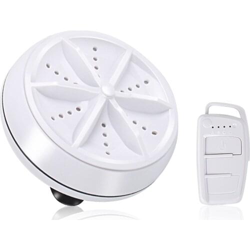 2 in 1 Portable Mini Washing Machine Ultrasonic Washer with USB Cable Convenient Laundry Products for Travel Home Business Trip