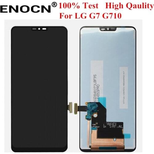 6.1'' For LG G7 LCD G710 G710EM G710PM G710VMP LCD Display Touch Screen Assembly Digitizer Frame For LG G7 ThinQ LCD Screen