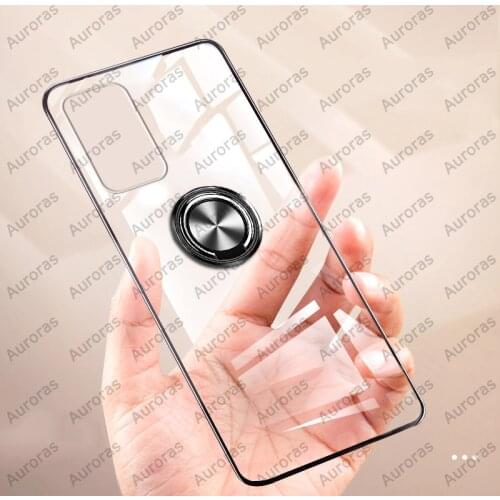 Auroras For CUBOT X30 Case Full Protection Shockproof Soft Silicone Matte Cover For Cubot X30 Ring Holder