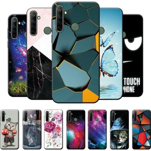 For Oppo Realme C3 Case Silicone Soft TPU Phone Cover For Oppo Realme C3 Cool Fashion Pattern Cover Protective Case Bumper 6.5