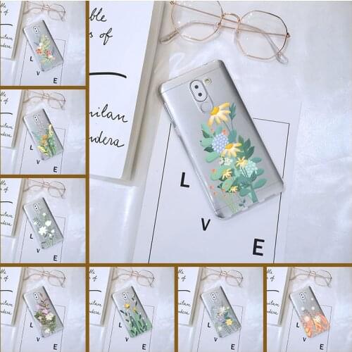 Aesthetic Flower Art Floral Phone Case Silicone For Huawei Honor 4C 5C 6A 6C Pro Back Cover For Huawei Honor 6 5A 4X 5X 6X Case