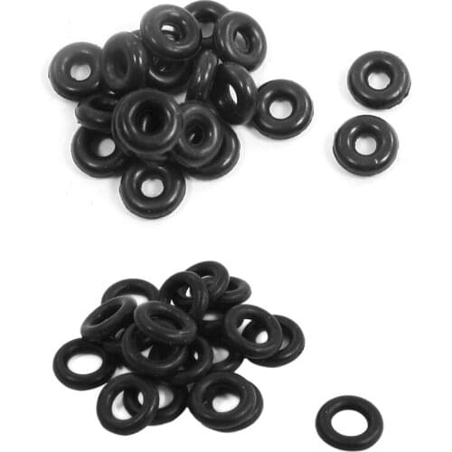 20 pieces diameter 1.8 mm thickness black rubber O-ring oil washers